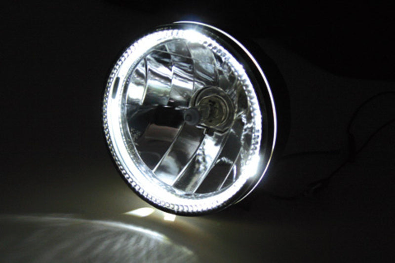 HIGHSIDER 5 3/4 Zoll Hauptscheinwerfer Skyline, LED Standlichtring