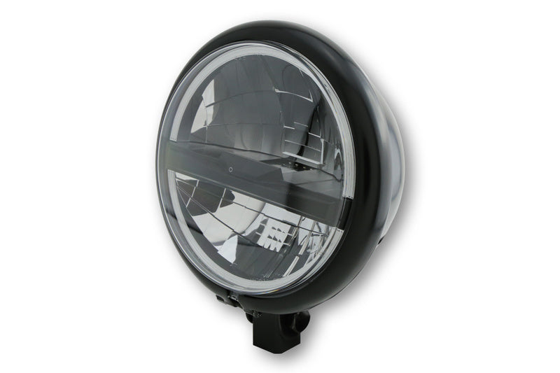 HIGHSIDER 5 3/4 Zoll LED Scheinwerfer Bates Style Typ 5, Schwarz