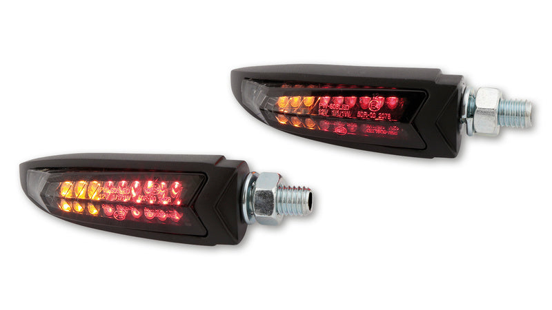 HIGHSIDER 3in1 LED Rück-, Bremslicht, Blinker Einheit ARC, Schwarz