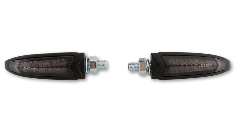 HIGHSIDER 3in1 LED Rück-, Bremslicht, Blinker Einheit ARC, Schwarz