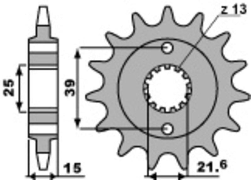 PBR Standard Stahlriztel vorne 2128 - 520