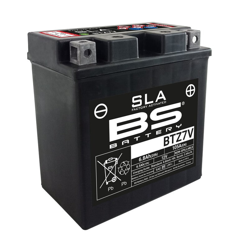 BS BATTERY SLA Wartungsfreie Batterie Werkseitig aktiviert - BTZFV