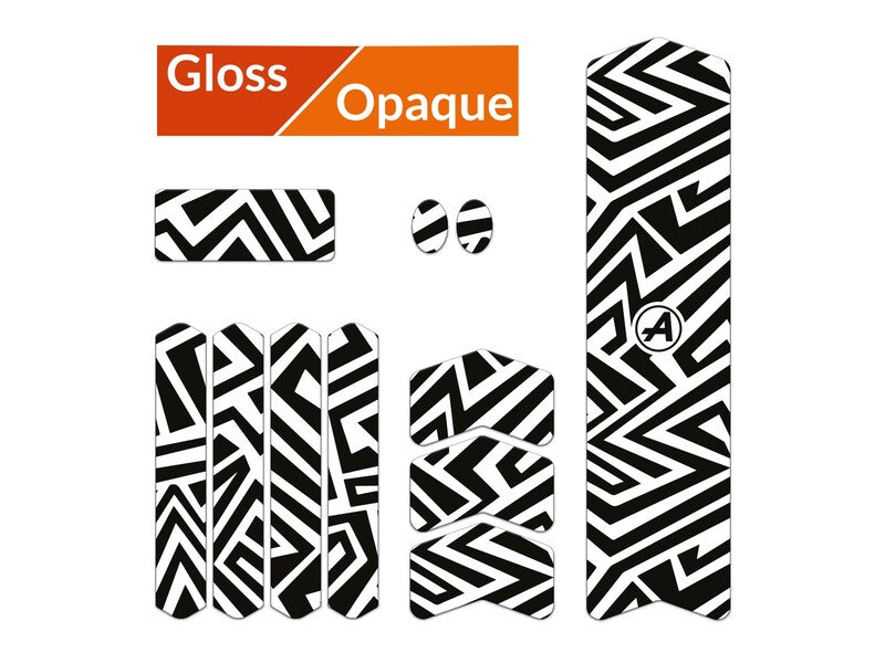 ALGIS Opaque Frame Guards Kit M - Black Lines