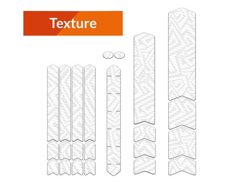 ALGIS Texture Frame Guards Kit L - White Lines