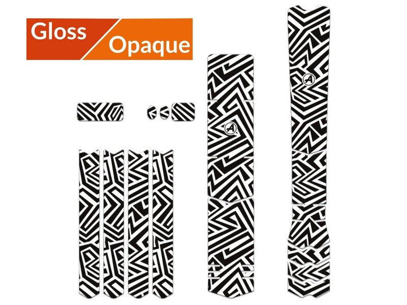ALGIS Gloss Frame Guards Kit XL - Black Lines