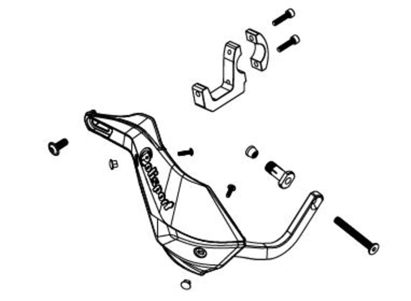 POLISPORT Touquet/Trail Blazer Handguards Mounting Kit