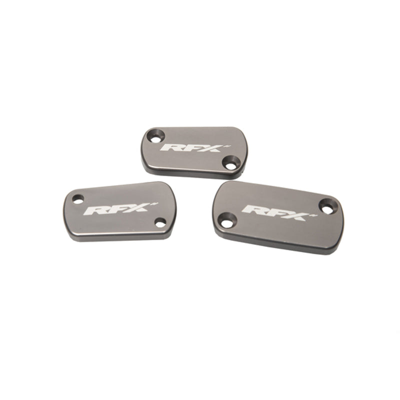 RFX Pro Satz Behälterabdeckung (Mineralgrau) - Kawasaki KXF450