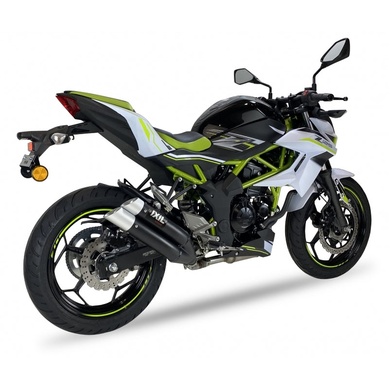 IXIL Hyperlow Endtopf Edelstahl schwarz / Endkappe Aluminium - XK7337XB