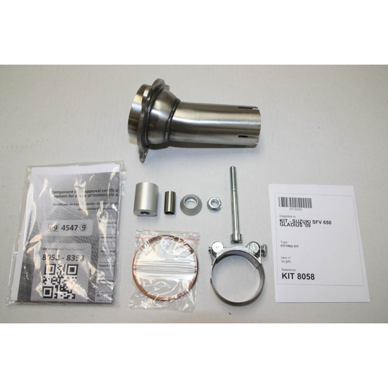 IXIL Hexoval Xtrem Endtopf - Suzuki SFV 650 Gladius - OS8058VSE