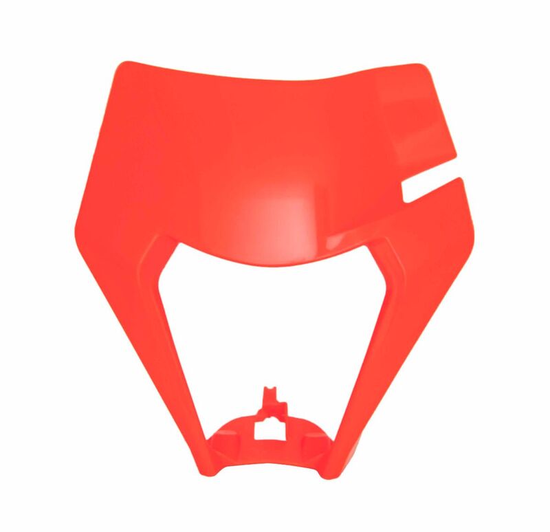 RACETECH Lampenmaske Plastic Neon Orange - KTM