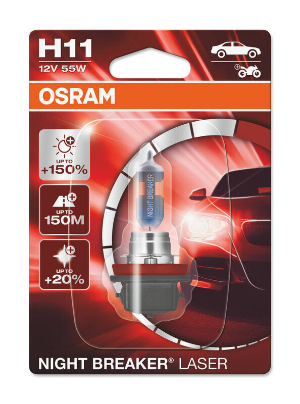 OSRAM Glühlampe Night Braker Laser NBL H11 12V / 55W X1