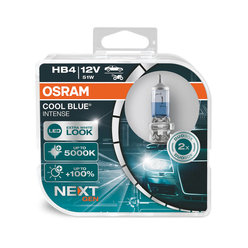 OSRAM Glühlampe Cool Blue Intense CBI HB4 12V / 51W x2