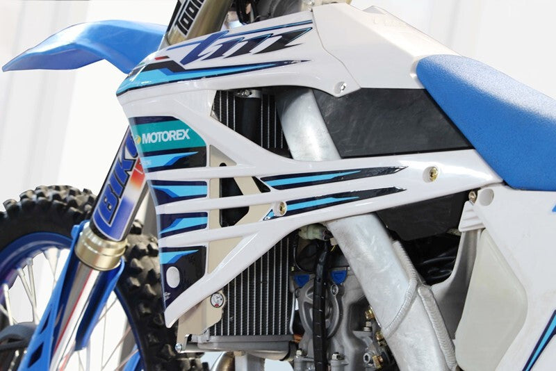 AXP Kühlerschutzgitter Aluminium/Schwarz - TM RACING