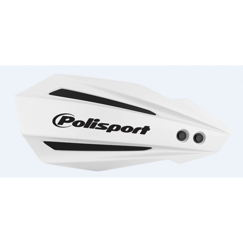 POLISPORT Handguards MX BULLIT Weiß/Schwarz - HONDA CRF