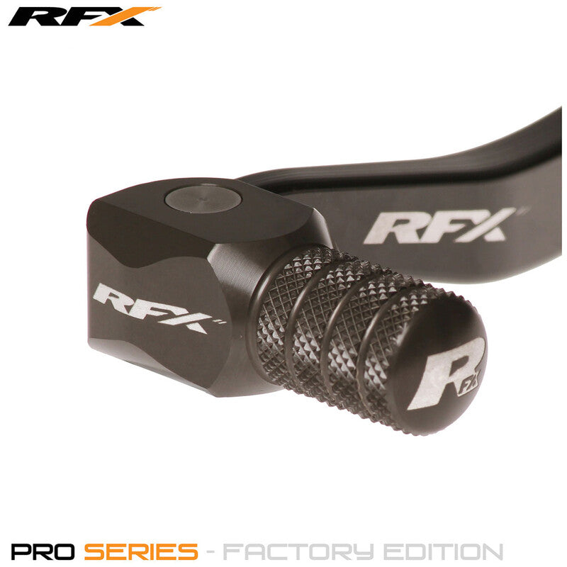 RFX Flex+ Factory Edition Schalthebel (Schwarz/Hartanodisiertes Titan) - KTM SX85 SX/XC-W/TPI 125/150