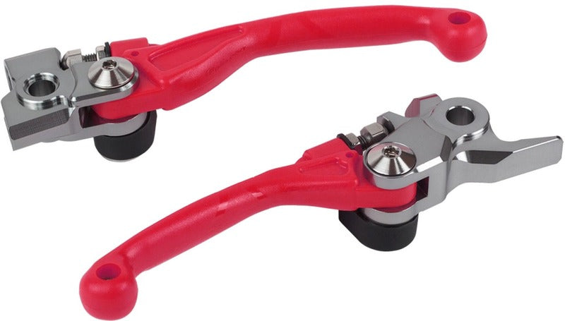 POLISPORT Pivot Klappbarer Hebelsatz Rot - Honda