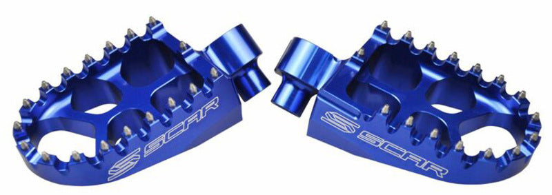 SCAR Evo Fußrasten Blau