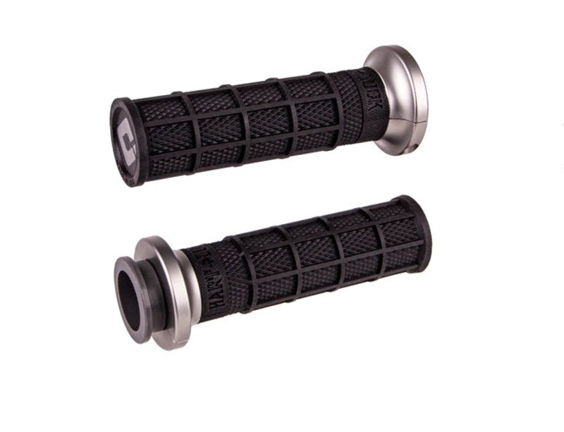 ODI V-Twin Lock-on™ Hart-Luck Signature Full-Waffle Grip Set (Throttle By Wire)- Harley Davidson 2008-