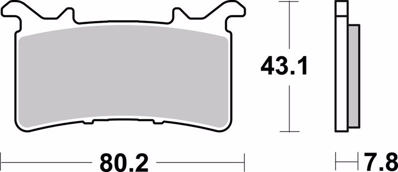BREMBO Street Sintermetall Bremsbeläge - 07GR99SA
