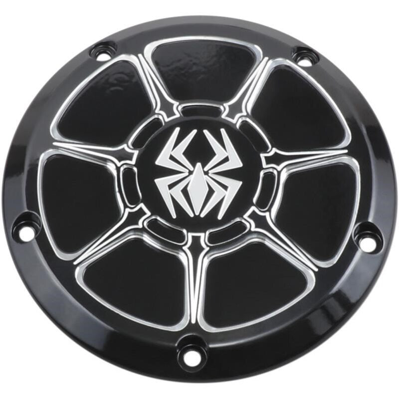 REKLUSE Derby Kupplungsdeckel Aluminium Schwarz Glanz - Harley Davidson