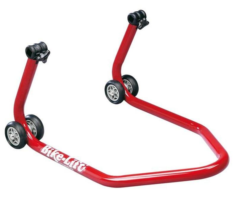 BIKE LIFT Universal-Montageständer rot mit Gummiaufnahmen in L-Form - RS-17