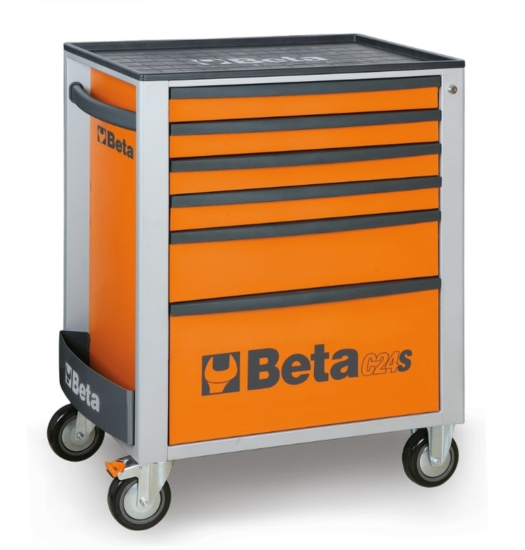 BETA Mobile Roller Cab with Five Tool Modules - Orange