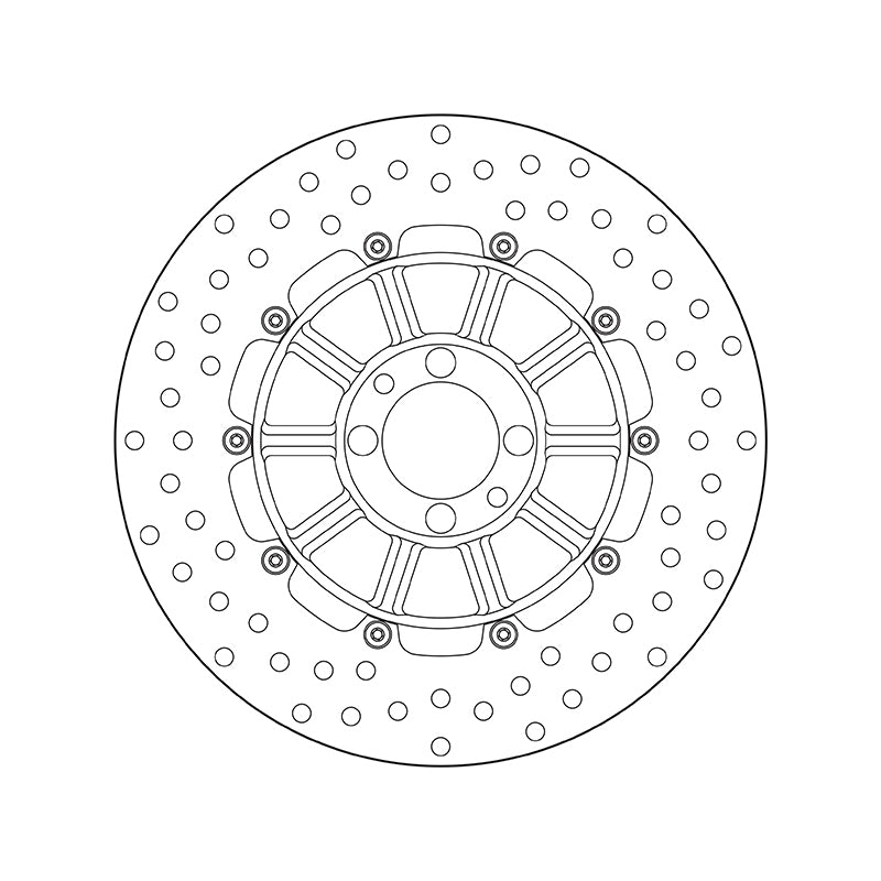 BREMBO Serie Oro rund starr Bremsscheibe