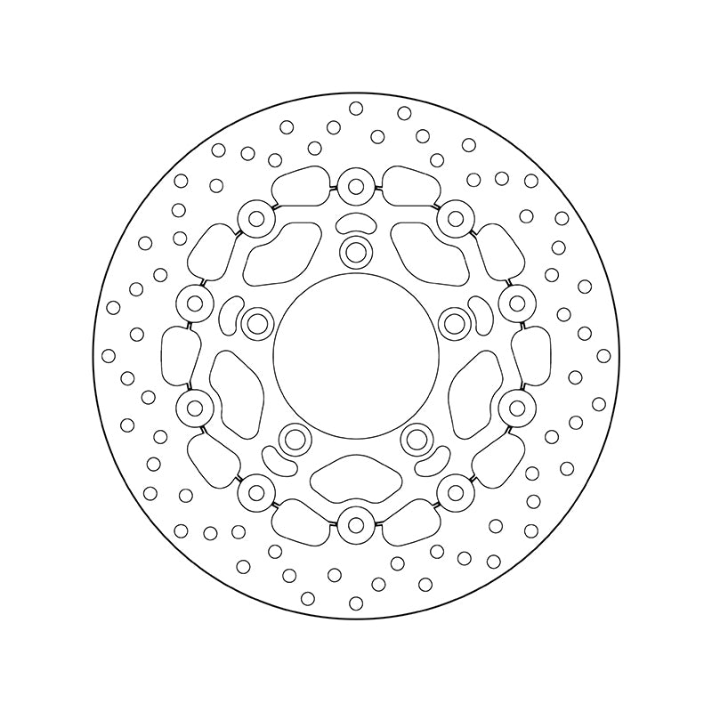 BREMBO Serie Oro rund schwimmend Bremsscheibe