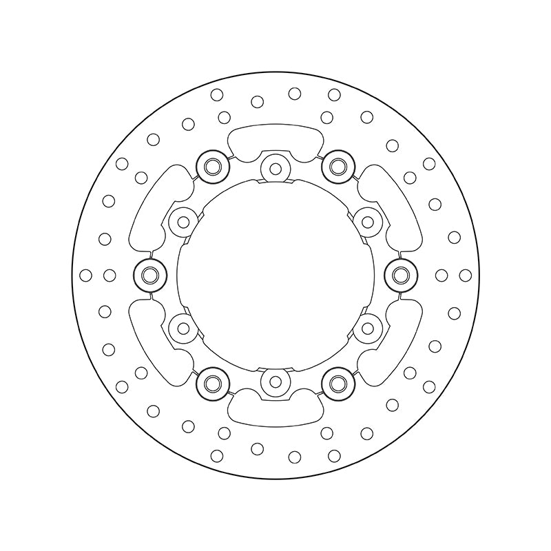 BREMBO Serie Oro rund schwimmend Bremsscheiben - paarweise
