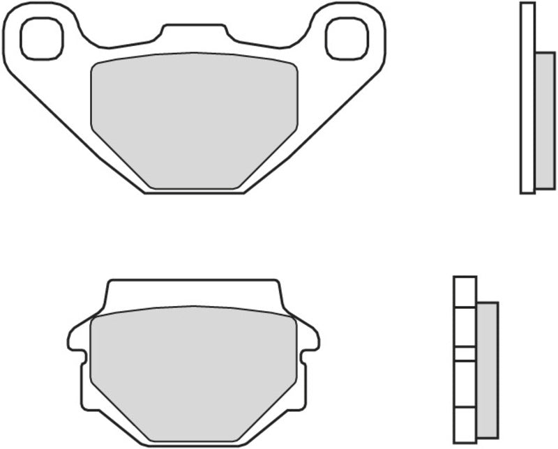 BREMBO Street Carbon Keramik Bremsbeläge - 07YA54CC