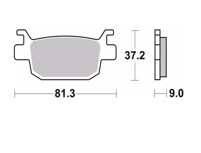 BREMBO Street Sintermetall Bremsbeläge - 07GR93SP