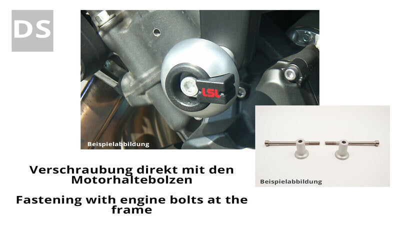LSL Crash-Pad-Anbaukit für SV650N/S 2003-06