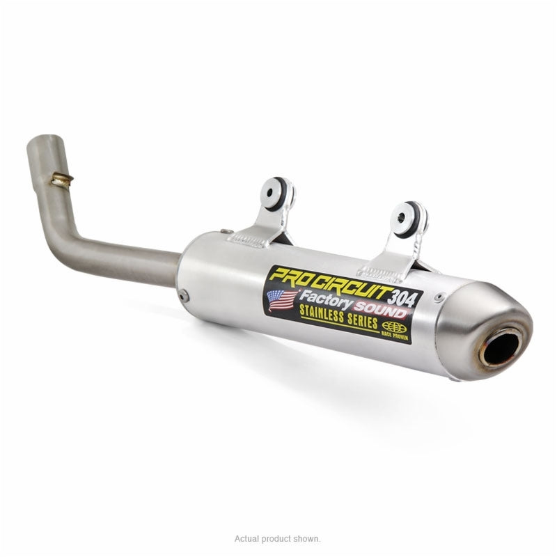PRO CIRCUIT 304 Schalldämpfer Aluminium gebürstet/Endkappe Edelstahl KTM