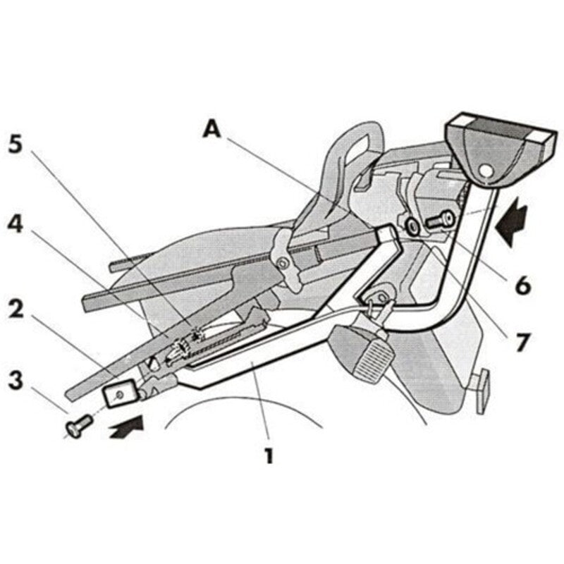 SHAD Top Master Montagesatz - Kawasaki