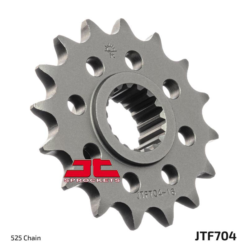 JT SPROCKETS geräuscharmes vorderes Stahlritzel 704 - 525