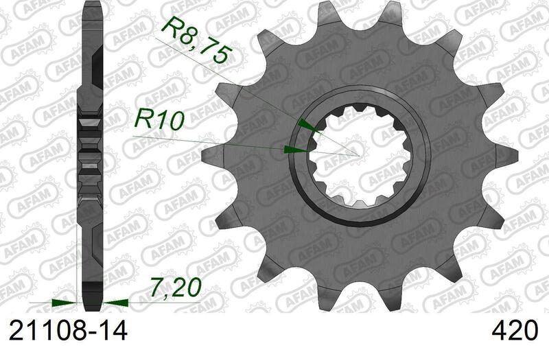 AFAM Standard Stahlritzel vorne 21108420