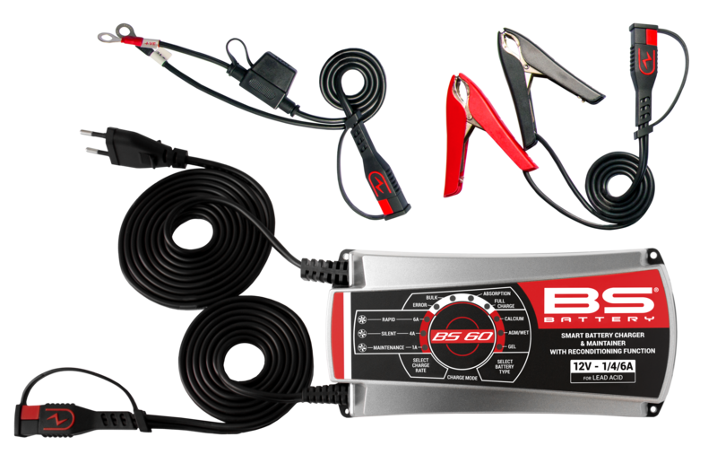 BS BATTERY BS60 Pro-Smart Batterie-Ladegerät - 12V 1/4/6A