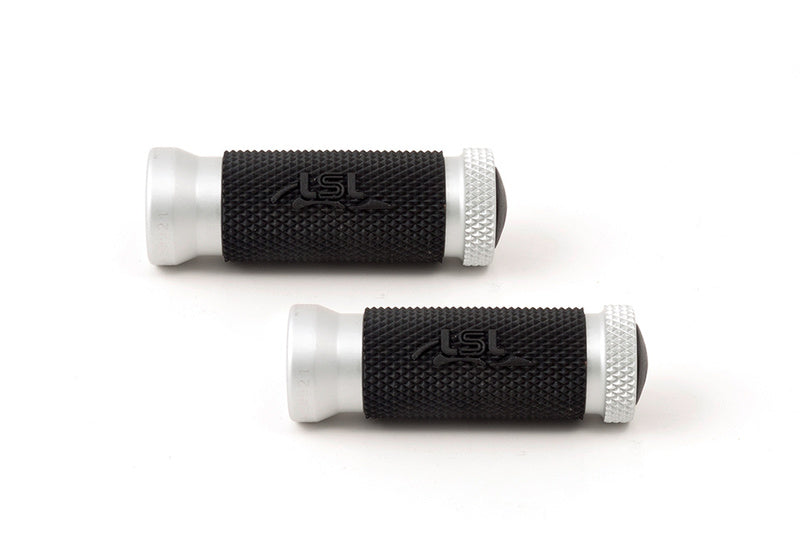 LSL Fußrasten Racing 2Silber (Paar)