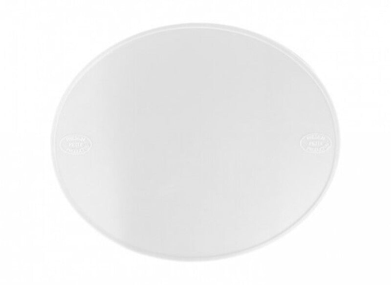 PRESTON PETTY Nummerntafel vorne oval weiß - 3er-Pack