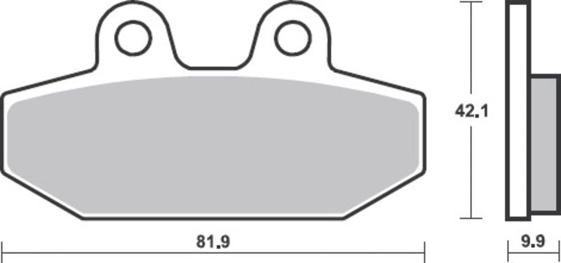 BREMBO Bremsbeläge 07HD23SP Sintermetall