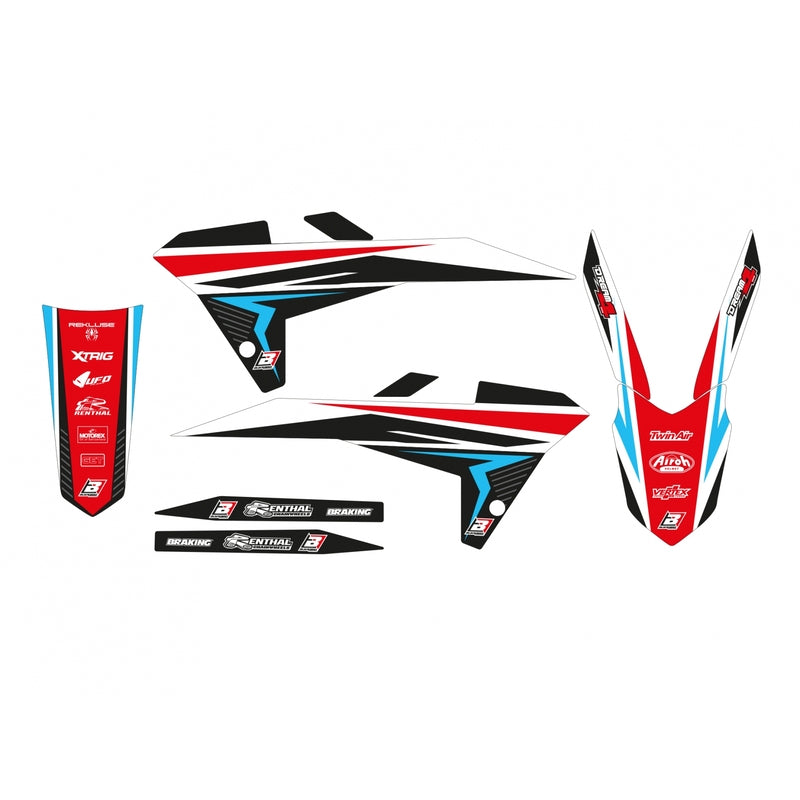 BLACKBIRD Dream Graphic 4 Grafik-Kit Sherco END/SM