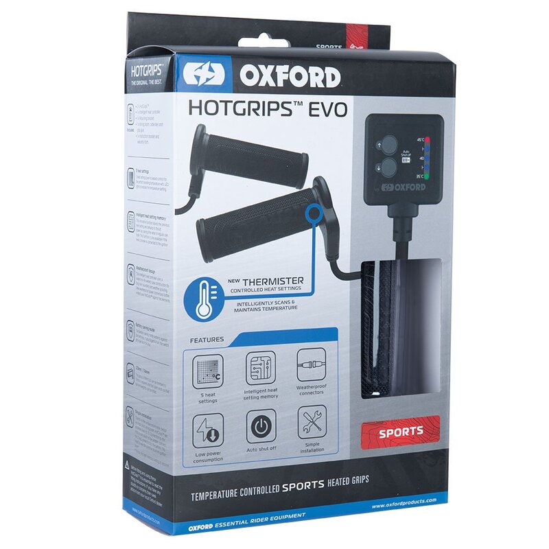 OXFORD Heizgriffe Sport-Heizgriffe Auto-Thermistor-Schalter