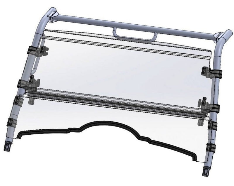 DIRECTION 2 Front-Vollkipp-Windschutzscheibe Kymco UXV 700i