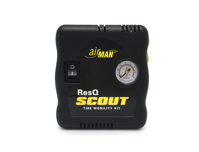 AIRMAN ResQ Scout Mini-Kompressor + Reifendichtmittel-Flaschensatz
