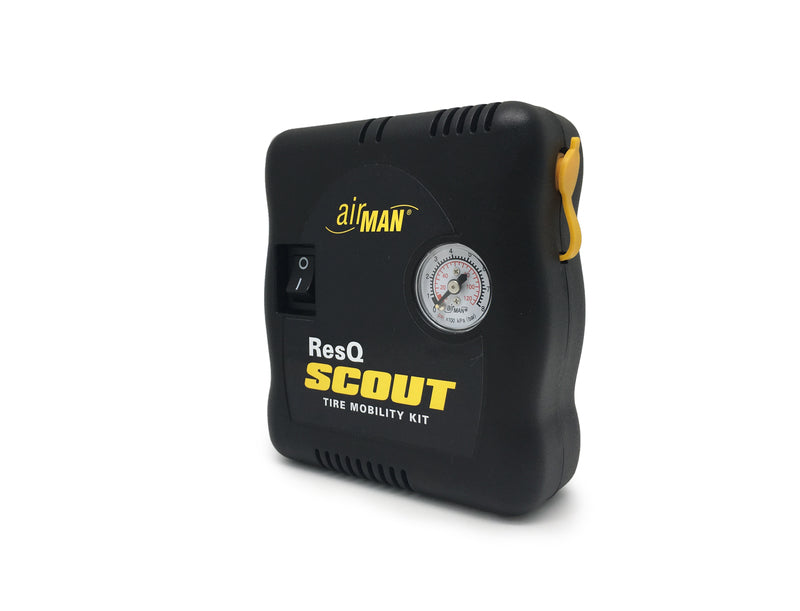 AIRMAN ResQ Scout Mini-Kompressor + Reifendichtmittel-Flaschensatz