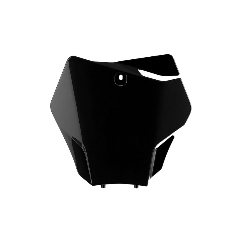 POLISPORT Front Number Plate Black Gas Gas MC