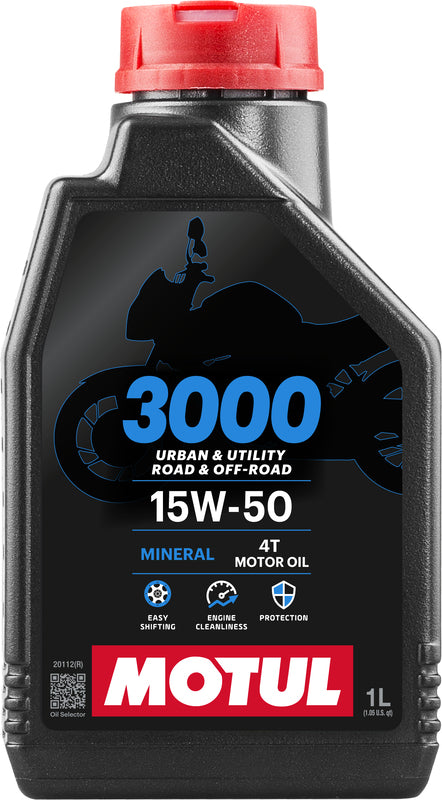 MOTUL 3000 4T Motorenöl - 15W50 1 l