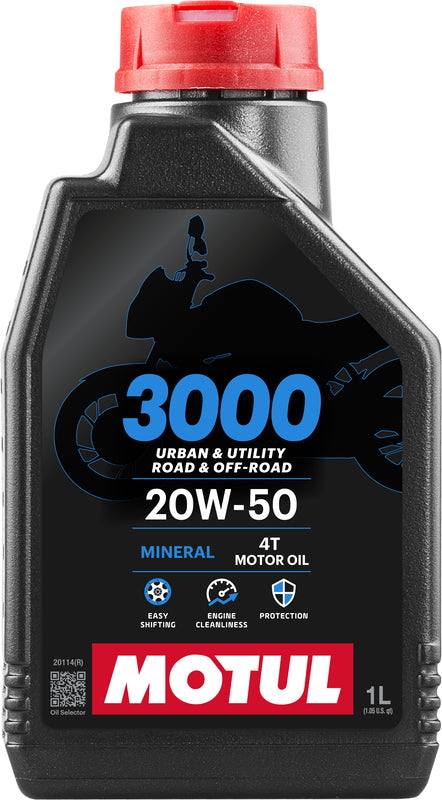 MOTUL 3000 4T Motorenöl - 20W50 1 l