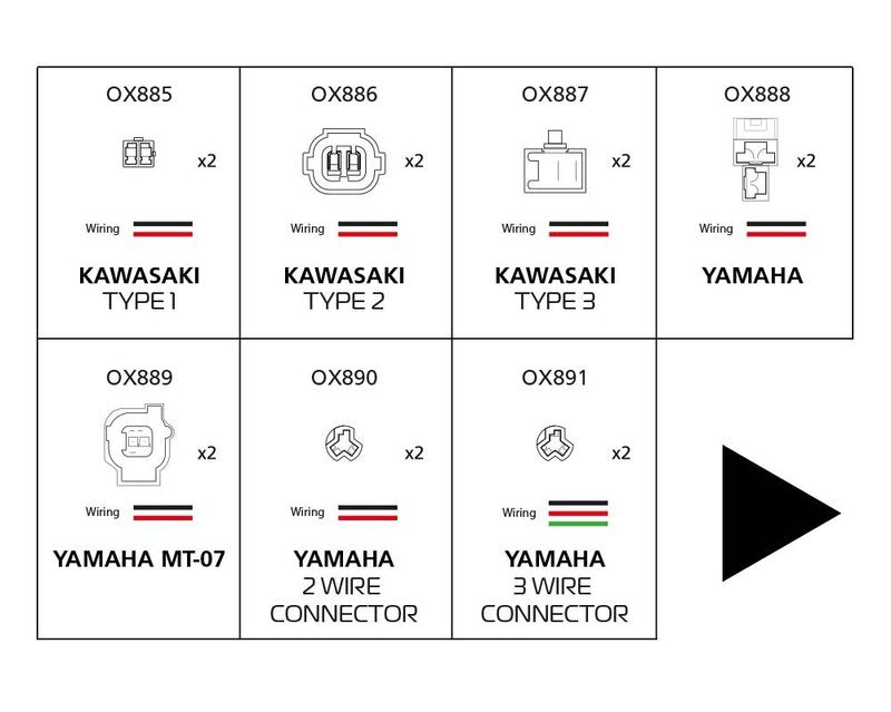 OXFORD Blinker Adapterkabel - Yamaha