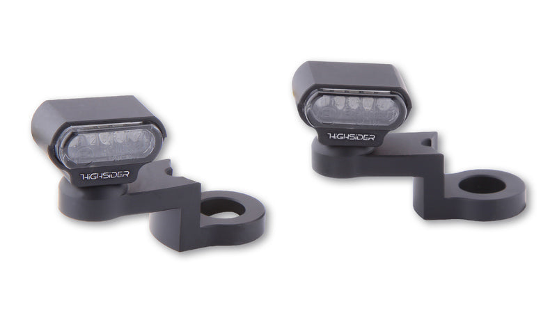 HIGHSIDER LED Blinker mit CNC Spiegelbefestigung TYP 1
